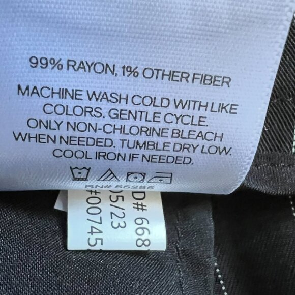 Express NEW Stylist Super High-Rise Pinstripe Ankle Pants Size 8 - Picture 15 of 15